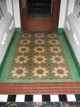 Cochran Avenue historic art deco hallway&nbsp;tile