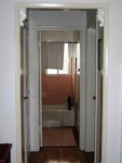 thru to bathroom