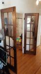 glass french doors between&nbsp;rooms